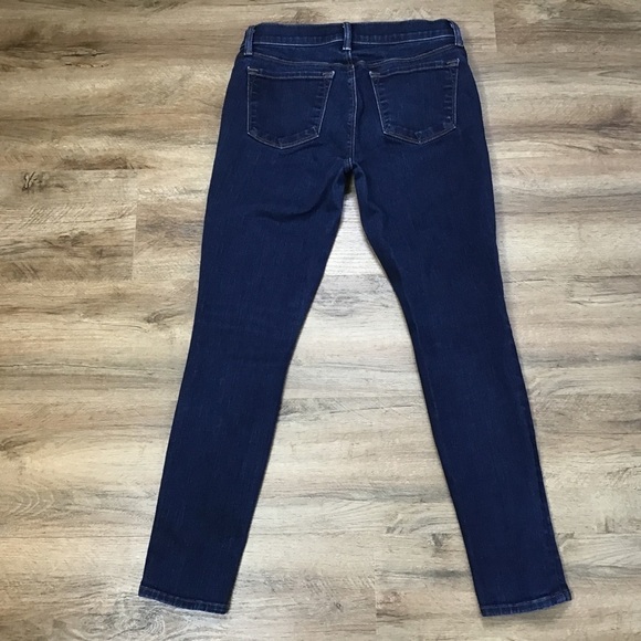 J Brand Jeans Size 27 Denim Capri Pure Ankle Mid Rise Stretch Fabric Dark Blue - Picture 3 of 12